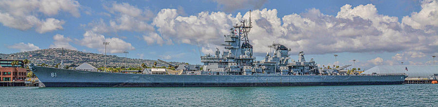 USS Iowa BB-61 Photograph by Tommy Anderson
