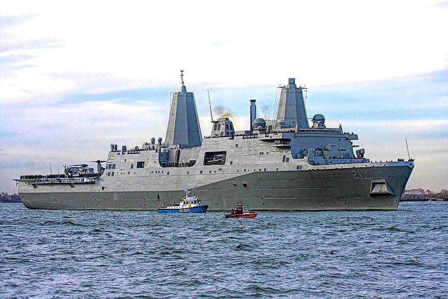 USS New York Photograph by Bob Kopprasch