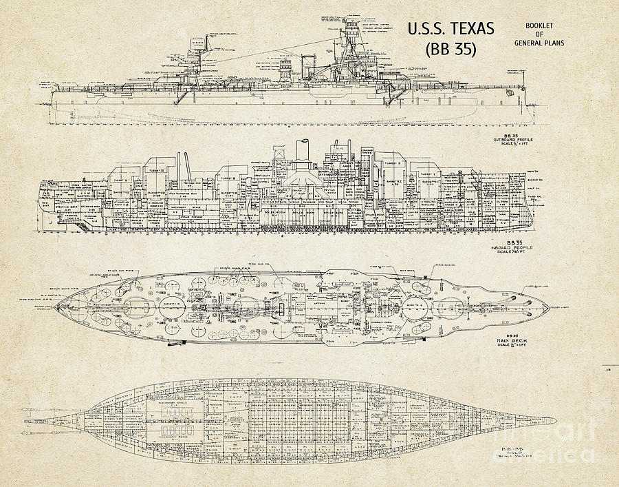 USS Texas Painting by Sarah Howland-Ludwig - Fine Art America