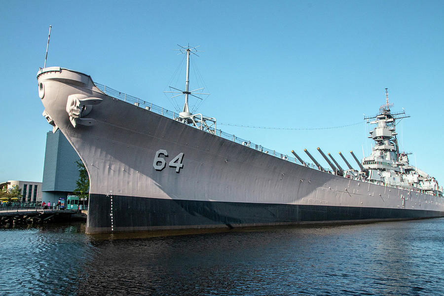 USS Wisconsin BB 64 Photograph by William E Rogers | Fine Art America