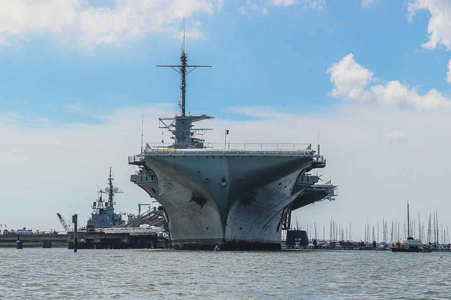 USS Yorktown at Patriots Point Digital Art by Matt Richardson | Fine ...