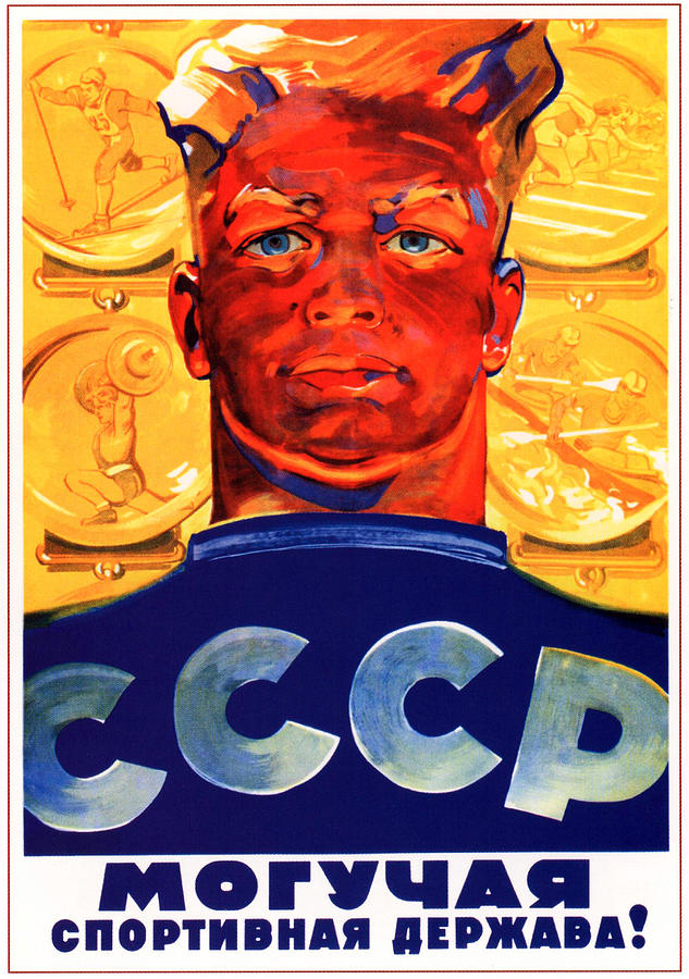 Athlete Digital Art - USSR Sport Nation by Long Shot