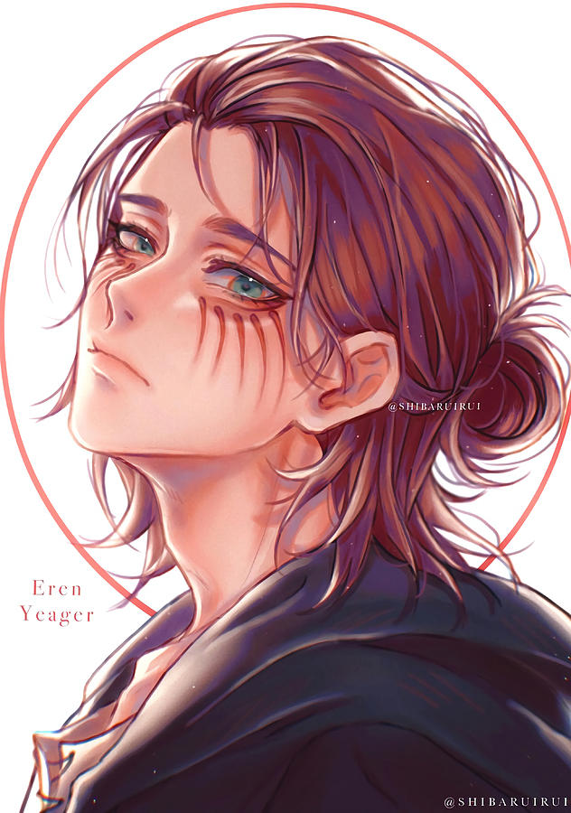 Usurper Eren Yeager Attack on Titan girl Painting by Roberts Daniel ...