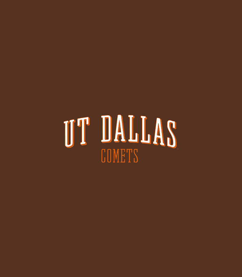 Dallas Digital Art - UT Dallas Comets NCAA RYLUTD07 by Loukao Astri