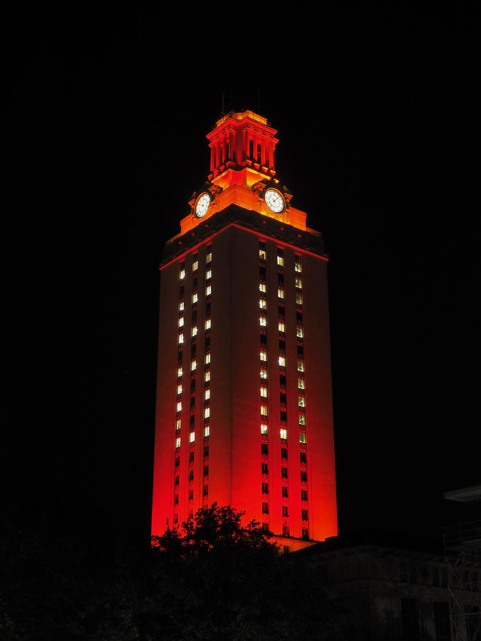 UT Tower - Class of 2020 - NW view Photograph by Life Makes Art