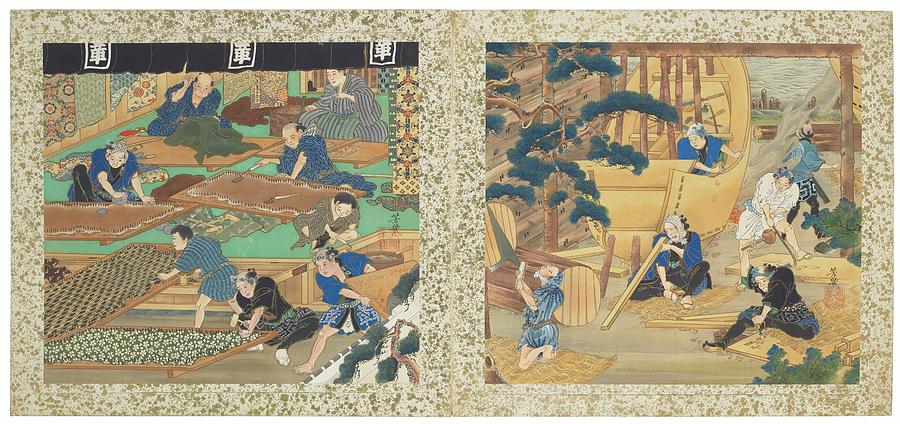 Utagawa Yoshiiku Painting by Artistic Rifki