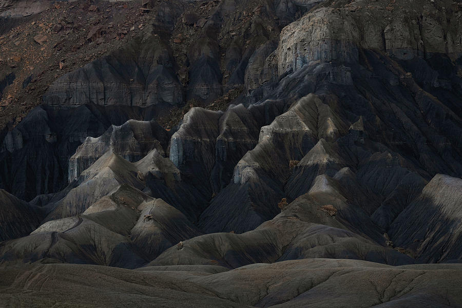 Mountain Photograph - Utah Badlands by Larry Marshall