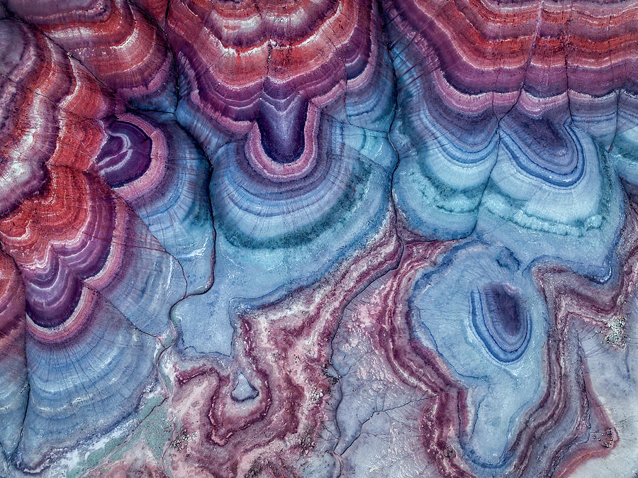 Utah Badlands Patterns  Photograph by Susan Candelario