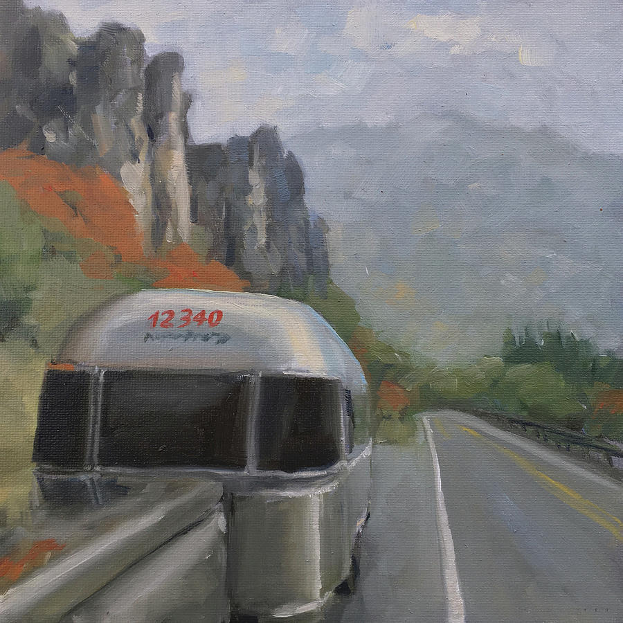 Utah Fall Road Trip Painting by Elizabeth Jose