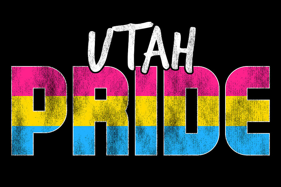 Utah Pride Pansexual Flag Digital Art by Patrick Hiller Fine Art America