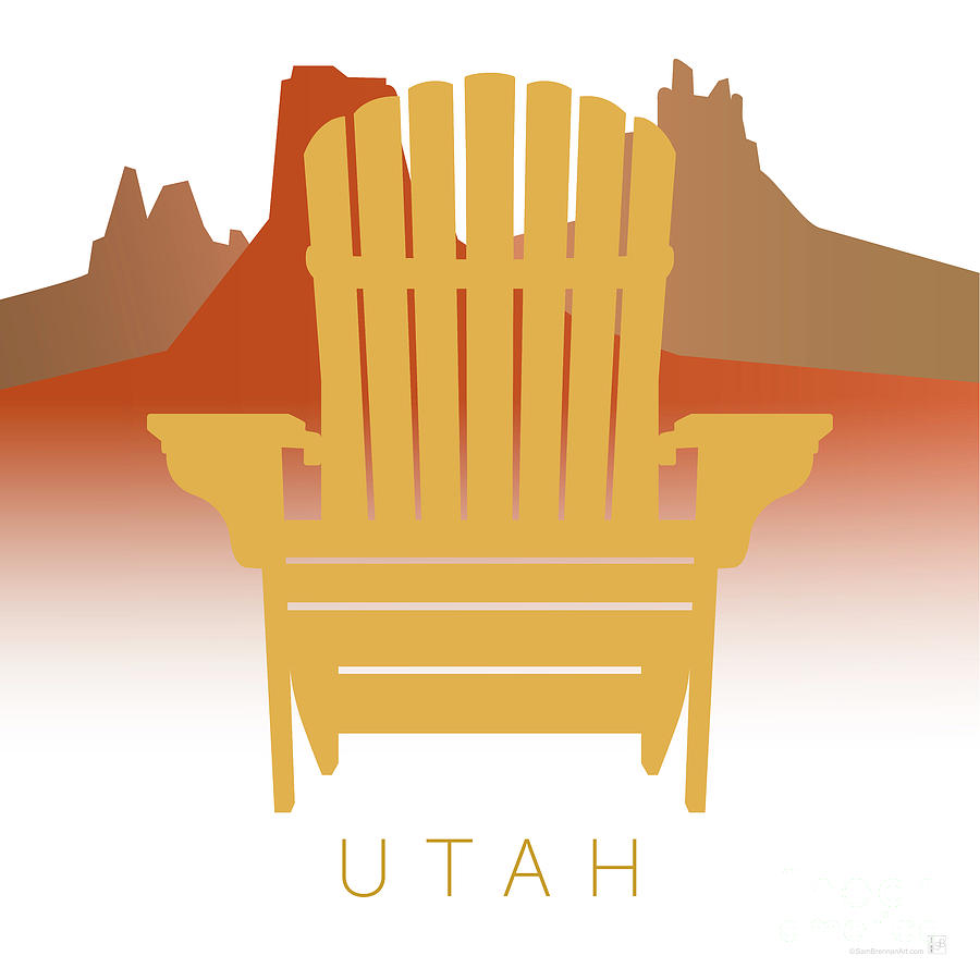 Utah Digital Art by Sam Brennan