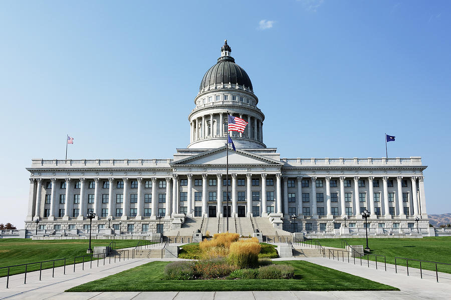 Utah State Capitol Building -- Salt Lake City, Utah Photograph by Darin Volpe