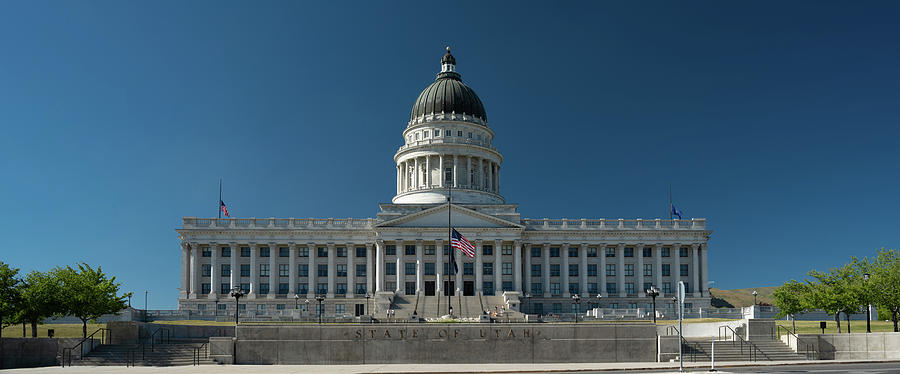 Utah State Capitol Panorama Photograph