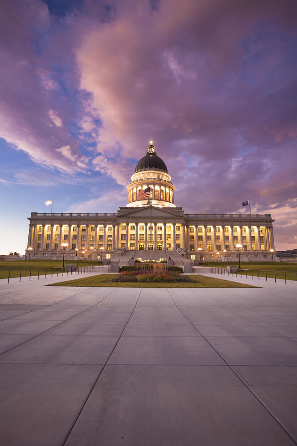 Utah State Capitol Salt Lake City USA Photograph by Pgiam