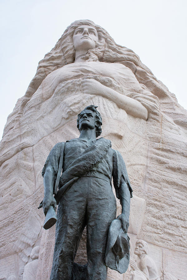 Utah State Mormon Battalion Monument Photograph by Kyle Hanson
