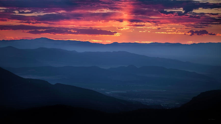Utah Sunset Photograph by John A Rodriguez