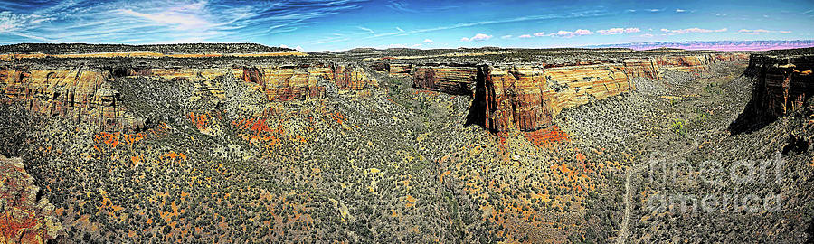 Ute Canyon Wide View Photograph by Jon Burch Photography
