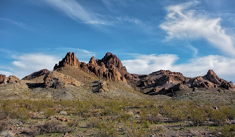 Ute Mountains Arizona Photograph by Loree Johnson