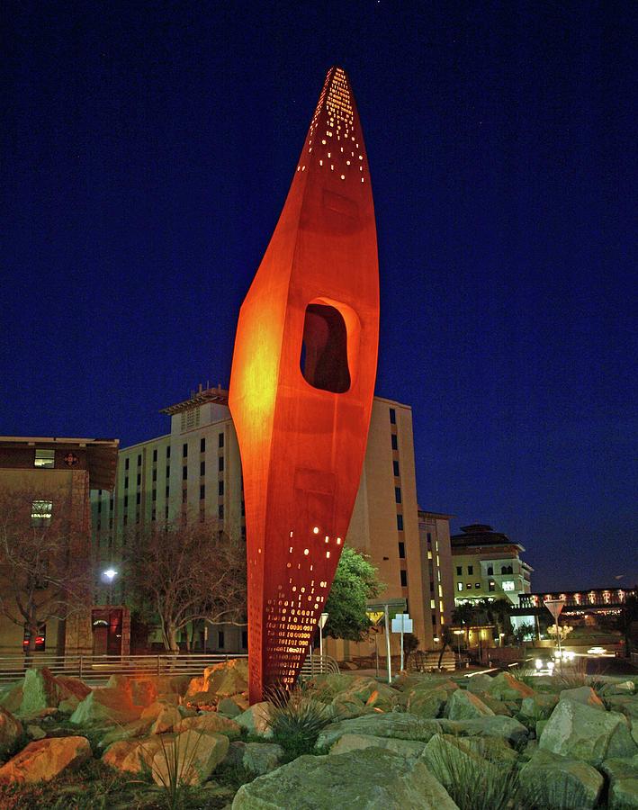 UTEP Pick Axe on Roundabout-El Paso Photograph by Nina Eaton | Pixels