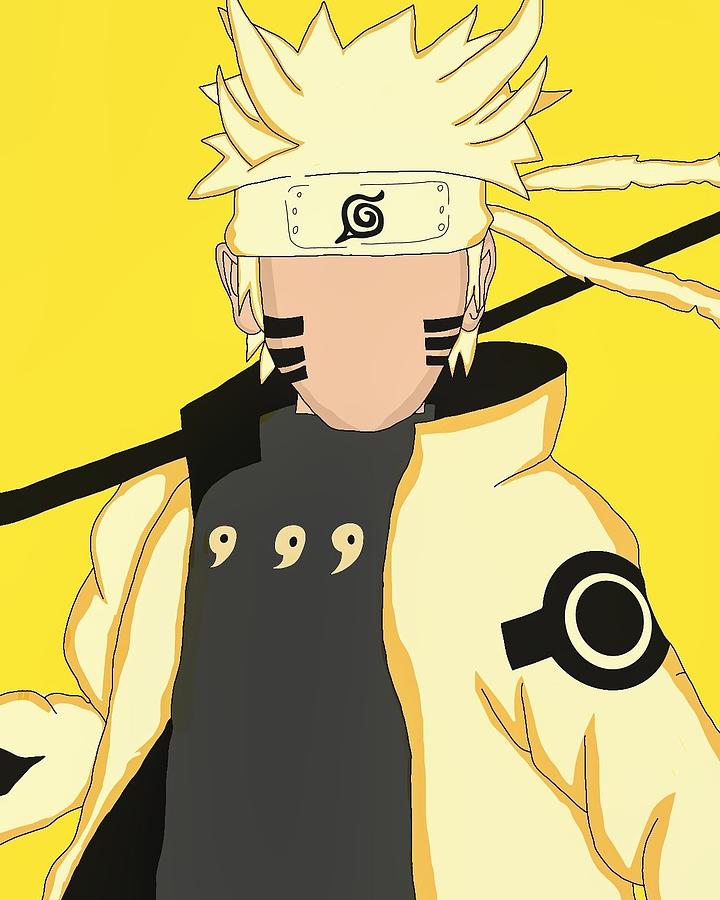 Uzumaki Naruto Vector Art Digital Art By Sanskar Pal