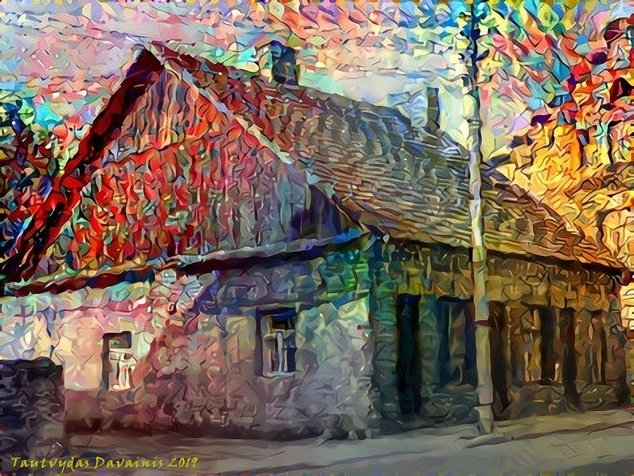 Uzupisnative street X. Digital Art by Tautvydas Davainis Fine Art
