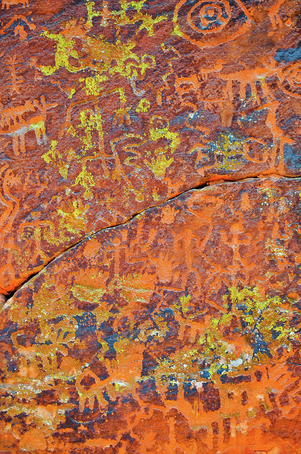 V Bar V Heritage Site Petroglyphs Panel Photograph by Kyle Hanson
