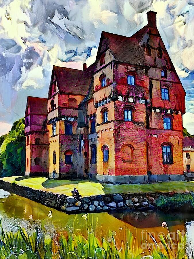 V - Borreby Herreborg Castle in Denmark in Renaissance Style ...