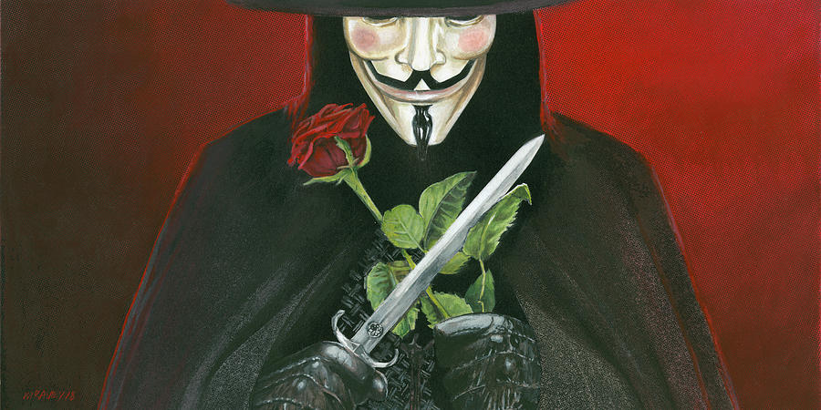 Rebellion Painting - V by Michel Ravey Rebellion Painting - V by Michel Ravey