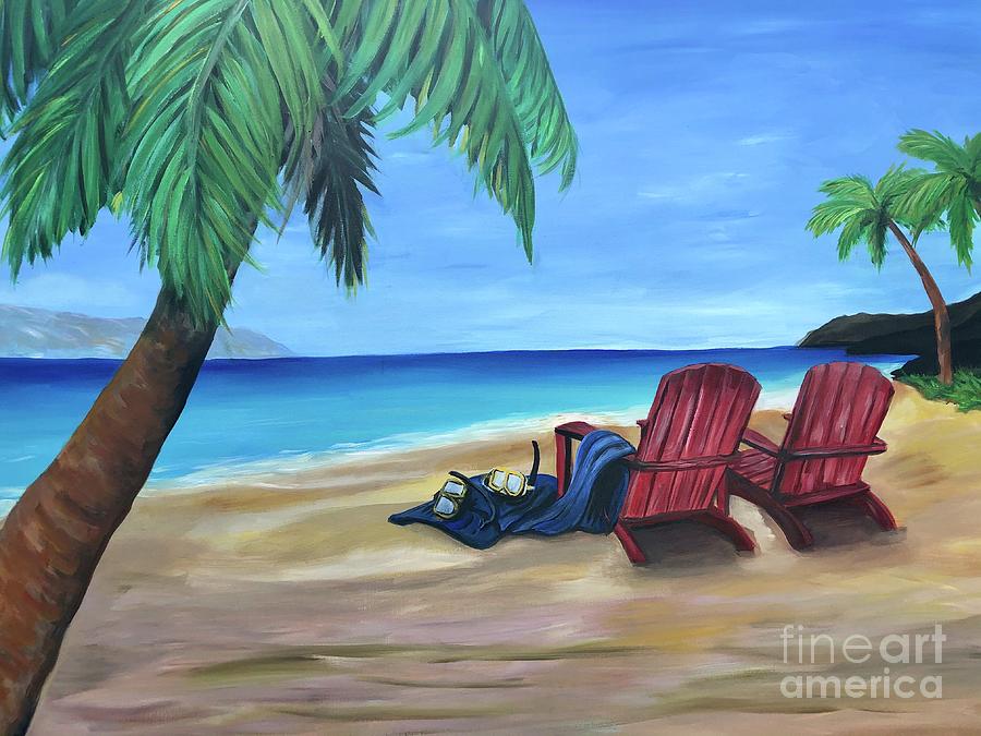 Vacation for Two Painting by Kelly Simpson Hagen