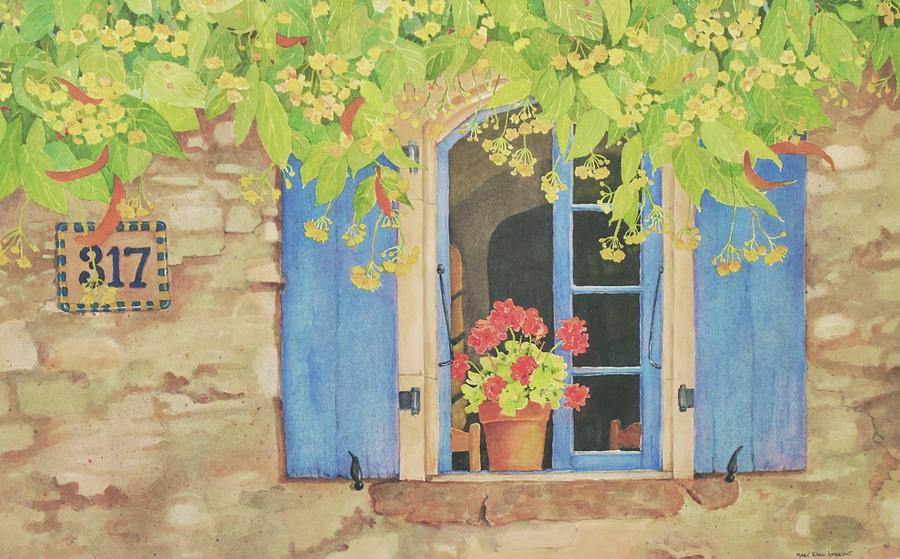 France Painting - Vacation Memory by Mary Ellen Mueller Legault