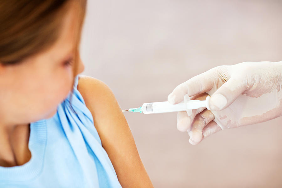 Vaccination Close-up. Photograph by Skynesher