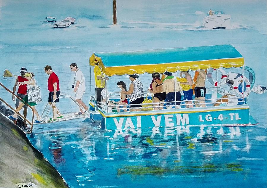Vai e Vem Lagos Painting by Sandie Croft