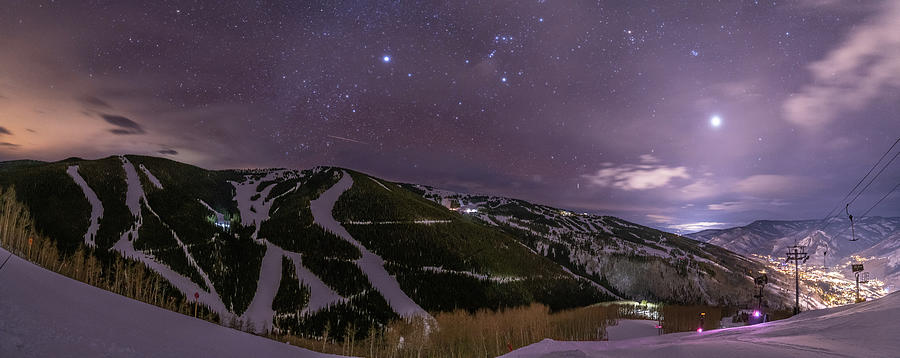 Vail Mountain Top Panorama Photograph by Ben Ford - Pixels