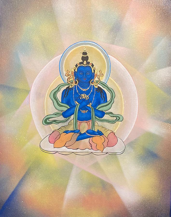 Vajradhara Painting by Holly Stone