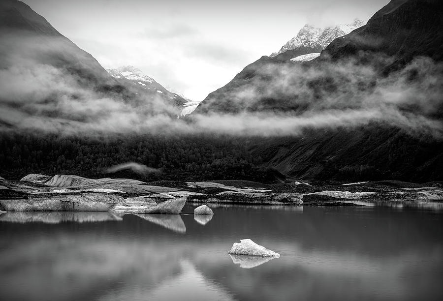 Valdez Glacier Lake Majestic Tranquility Photograph by Dan Sproul ...