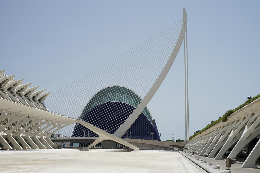 Valencia City of Arts and Sciences Photograph by Richard Reeve