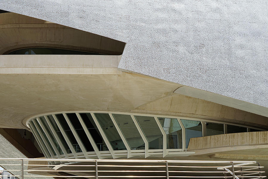 Valencia Modern Architectural Study 1 Photograph by Richard Reeve