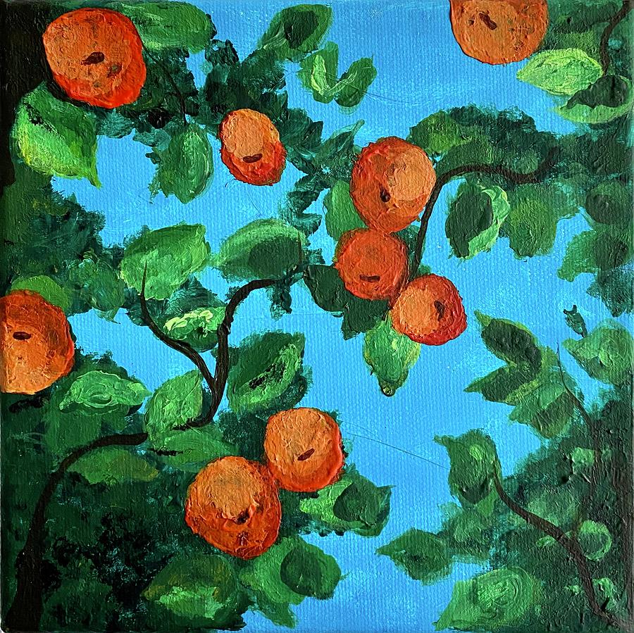 Valencia Orange Painting by Rosie Birbeck - Fine Art America