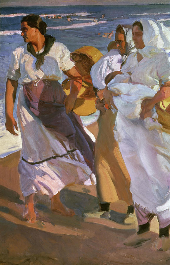 Valencian Fisherwomen - 1915 - 208x133 Cm - Oil On Canvas - CM CAT 1116 ...