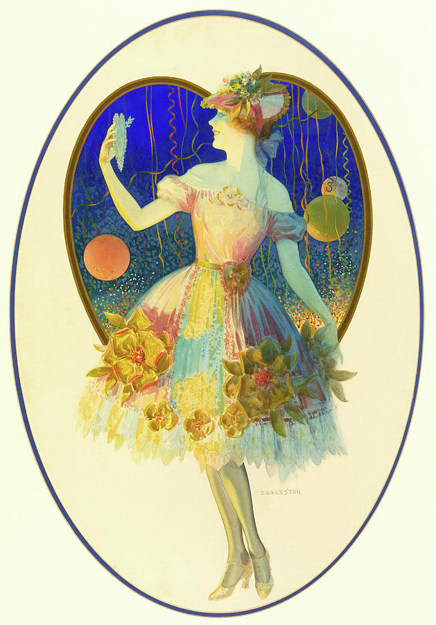 Valentine Girl Painting by Edward Mason Eggleston Pixels