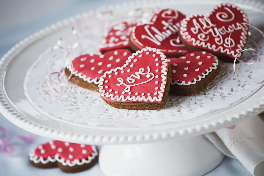 Valentines Day Cookies Photograph by Tammy Hanratty