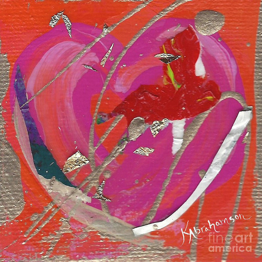 Valentines Heart 2020 #8 Painting by Kristen Abrahamson