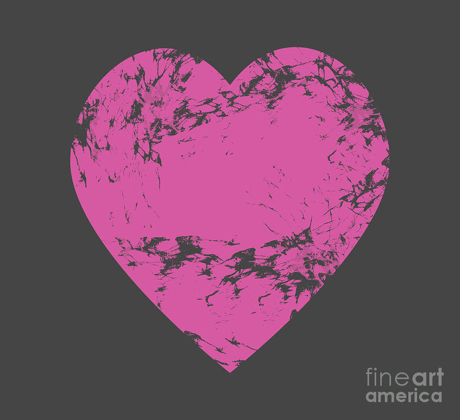 Valentines Heart Unisex Shirt, Scribble Heart, Valentines Tshirt, Valentines Day Shirt, Love Shirt,  Digital Art by David Millenheft