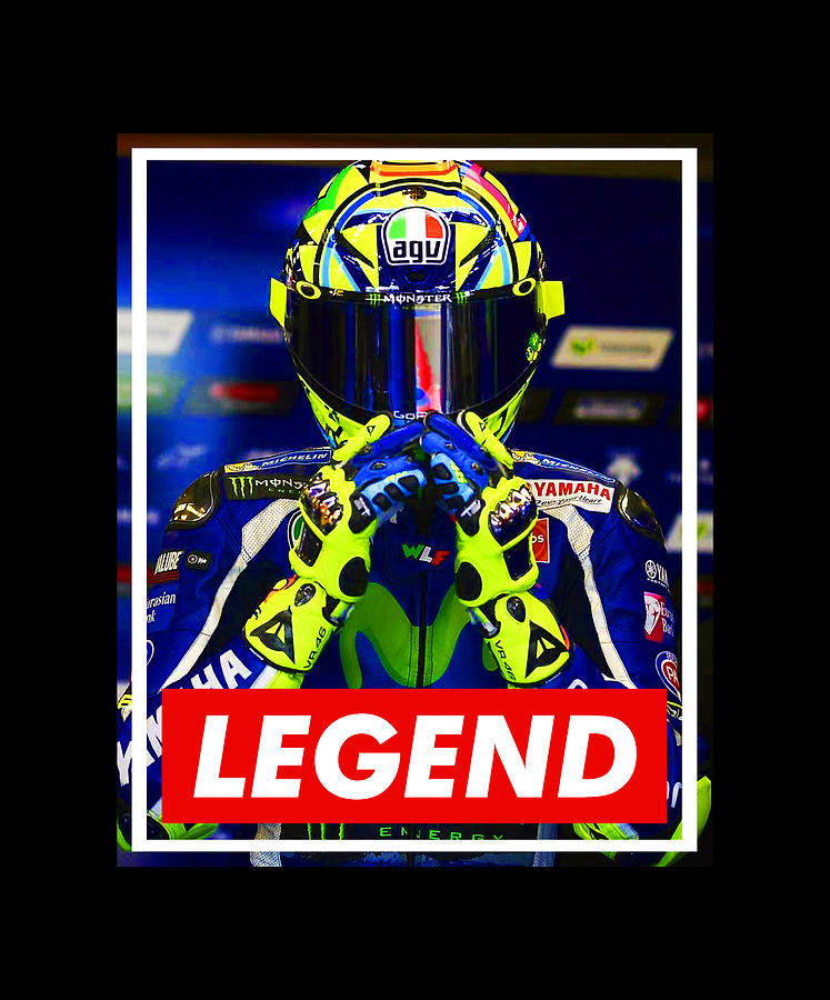 Valentino Rossi Legend Digital Art by Juliei Fako - Fine Art America