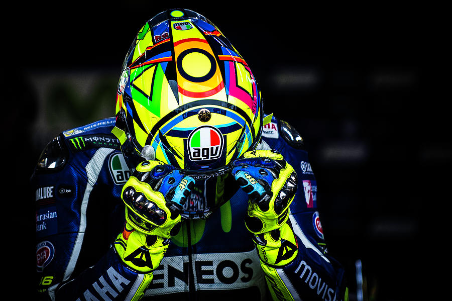 Valentino Rossi Silverstone 2016 Photograph by Tony Goldsmith
