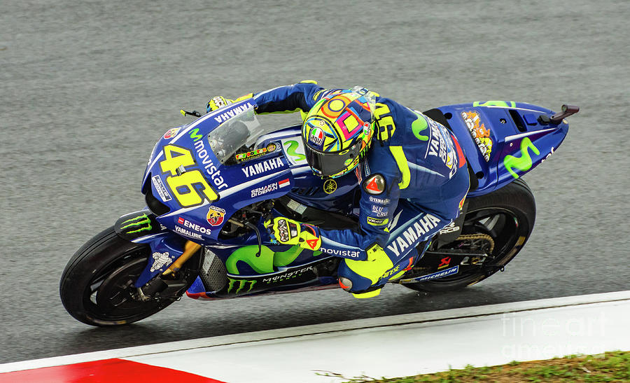 Valentino Rossi MOTOGP Photograph by John Fatkin - Fine Art America