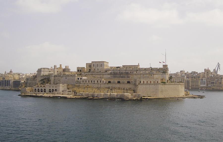Valetta from sea Photograph by Lisa Mutch