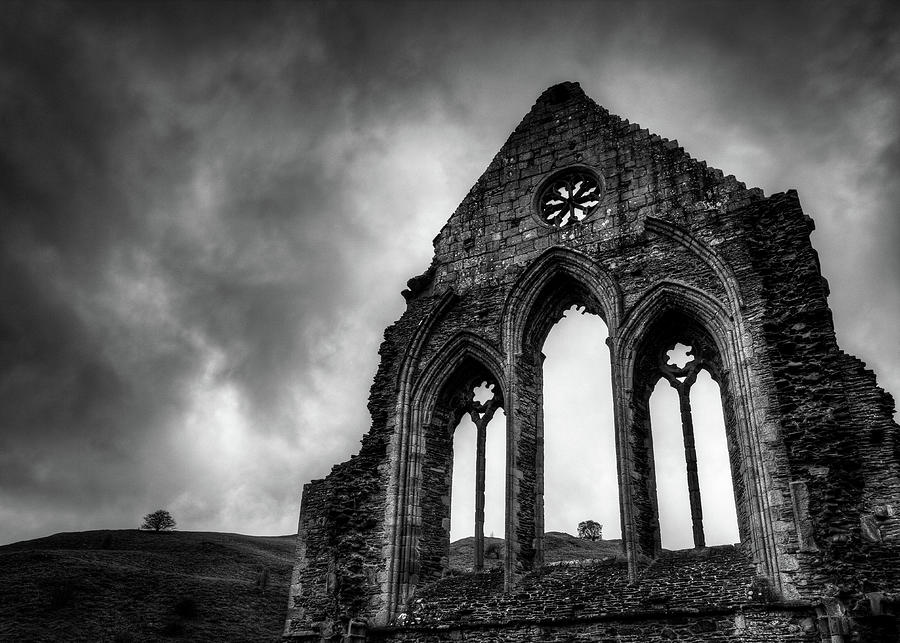 Architecture Photograph - Valle Crucis Abbey by Dave Bowman