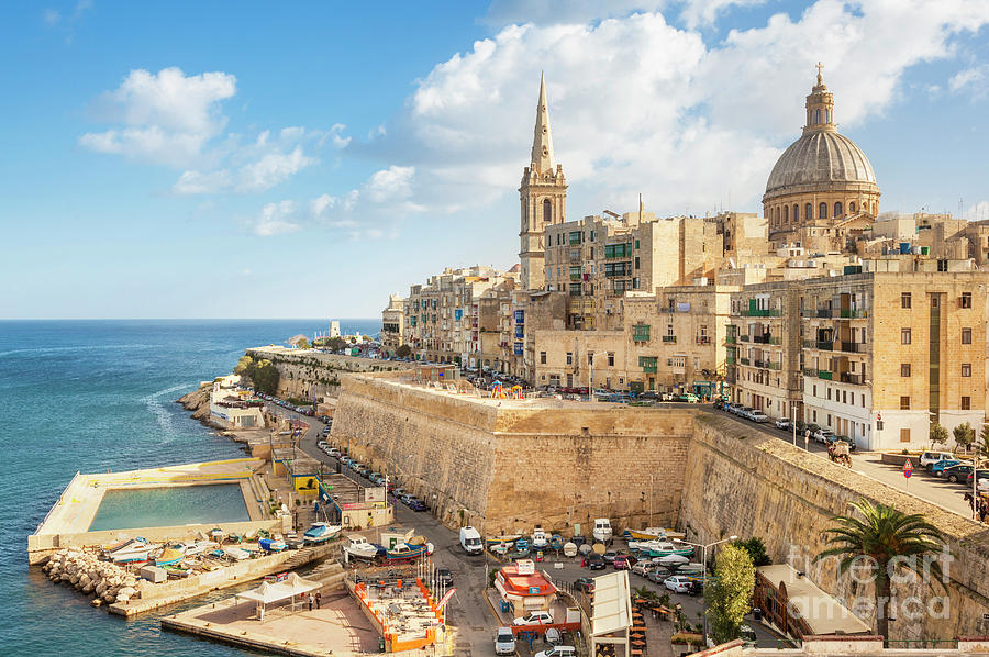 Valletta and Marsamxett Harbour, Malta Photograph by Neale And Judith Clark