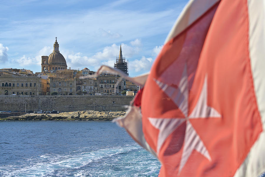 Valletta by Sea Photograph by Sean Hannon